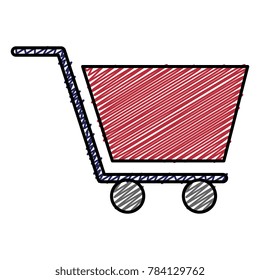 shopping cart isolated icon