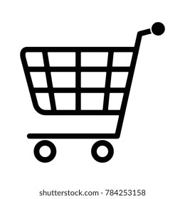 shopping cart isolated icon