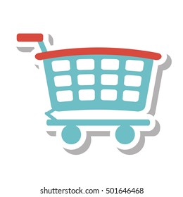 shopping cart isolated icon vector illustration design