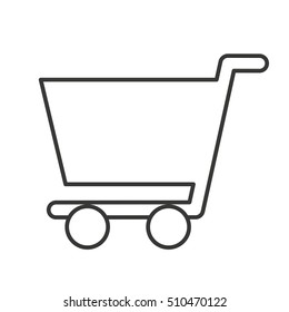 shopping cart isolated icon vector illustration design
