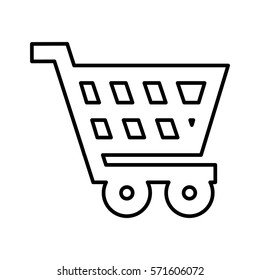 shopping cart isolated icon vector illustration design