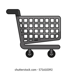 shopping cart isolated icon vector illustration design