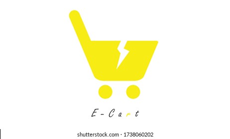 Shopping Cart logo, creative and elegant vector design. 