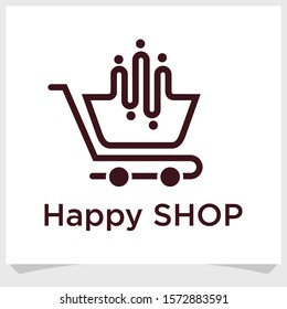 shopping cart logo design concept, shopping logo design inspiration