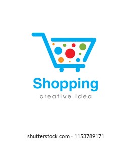 Shopping Cart Logo Design Template Stock Vector (Royalty Free ...