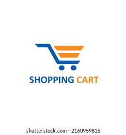 SHOPPING CART logo design vector, modern SHOPPING CART logo template