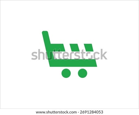 shopping cart logo, cart logo, ecommerce logo, trolley logo