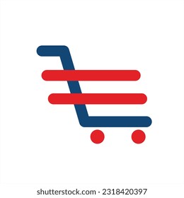  Shopping cart logo, icon, vector graphics