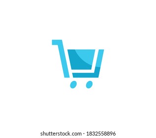 Warenkorb-Logo-Shop Vektorsymbol 