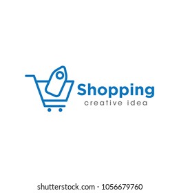 Shopping Cart Logo Vector Template