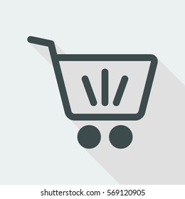 Shopping cart minimal icon