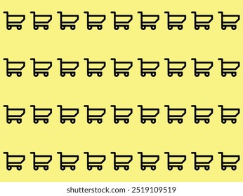 shopping cart pattern background element design