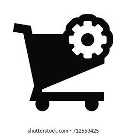 shopping cart preferences symbol
