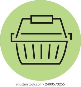 Shopping cart related icon: vector icon 
