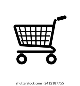 Shopping Cart Simple Logo Vector Illustration EPS10