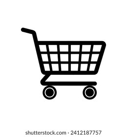 Shopping Cart Simple Logo Vector Illustration EPS10