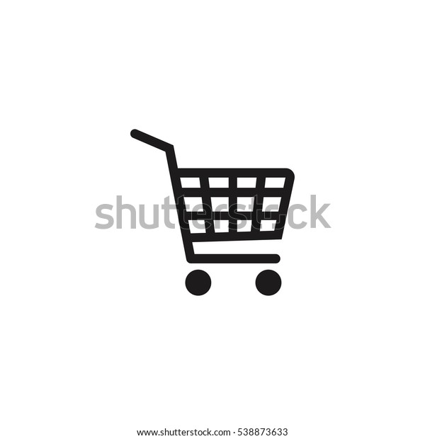 ショッピングカートの単純なベクター画像アイコンイラスト のベクター画像素材 ロイヤリティフリー