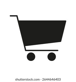 Shopping Cart Solid Icon. E-Commerce, Online Shopping, And Retail Marketplace Silhouette Symbol. Consumer Transactions And Digital Commerce. Isolated Vector Illustration. - Powered by Shutterstock - Get 15% off with code: PIKWIZARD15