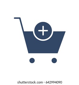 Shopping Cart Star Icon Vector Illustration