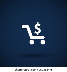 Shopping cart symbol