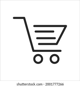 shopping cart symbol vector elements for infographic web