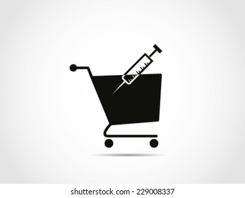 Shopping Cart Syringe