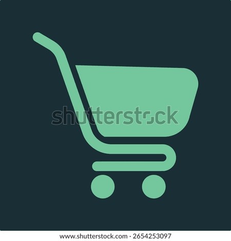 Shopping cart trendy applicable important vector Illustration design fascinating colorful background.eps
