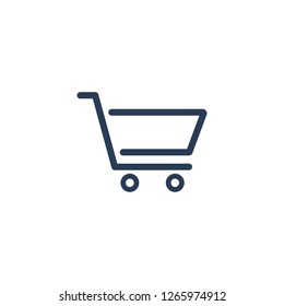 Shopping Cart Trolley Icon Symbol Logo Template