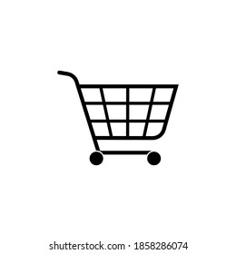 Shopping cart trolley icon symbol vector illustration