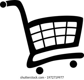 Shopping Cart Trolley Cart Vector 