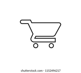 Shopping cart vector