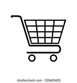 Shopping cart. Vector.