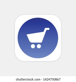 Shopping Cart - Vector App Icon