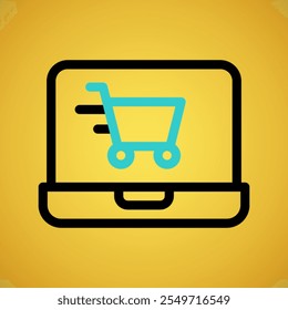 Shopping cart vector design in eps 10