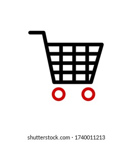 shopping cart vector design template illustration