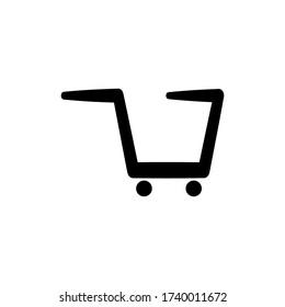 shopping cart vector design template illustration
