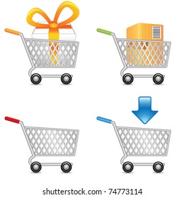 Shopping Cart, vector EPS version 8