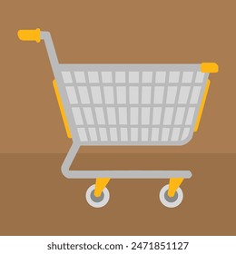 Shopping Cart Vector Graphic Design