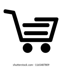 shopping cart vector icon