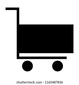 shopping cart vector icon