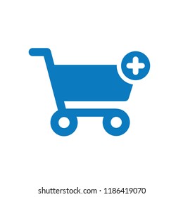 Shopping cart vector icon