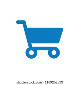 Shopping cart vector icon