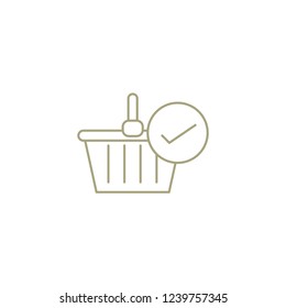 shopping cart vector icon
