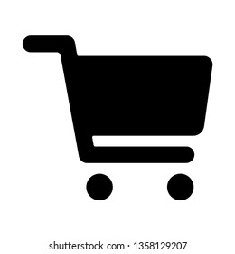 shopping cart vector icon