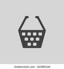 Shopping cart vector icon 