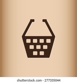 Shopping cart vector icon 