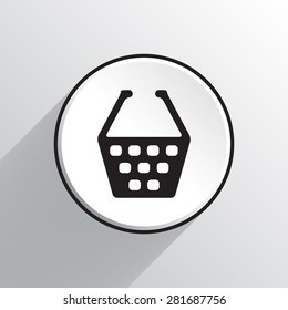 Shopping cart vector icon 