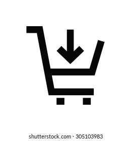 Shopping Cart Vector Icon 