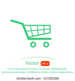 Shopping Cart vector icon.