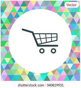 Shopping Cart vector icon.